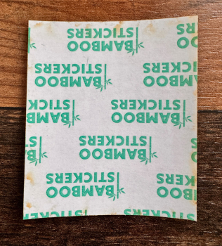 Preview: *NEU* Bambus Sticker " No Plastic Wal "